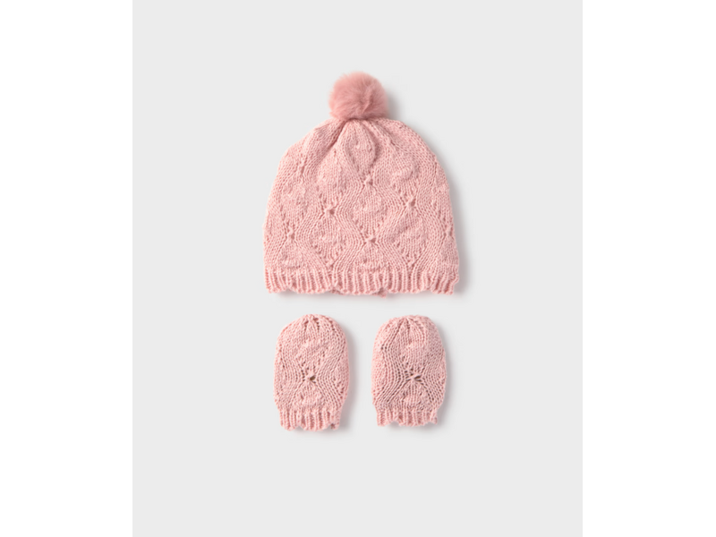 Mayoral Knit Hat and Mittens Set