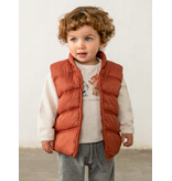 Mayoral Pullover vest pant set - Brick Red