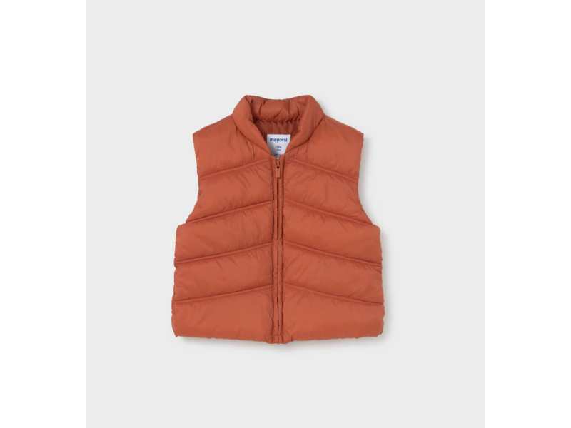 Mayoral Pullover vest pant set - Brick Red