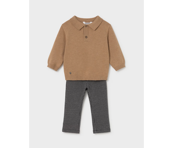 long trousers with sweater set