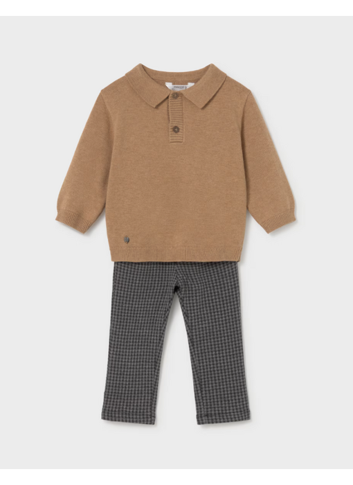 long trousers with sweater set