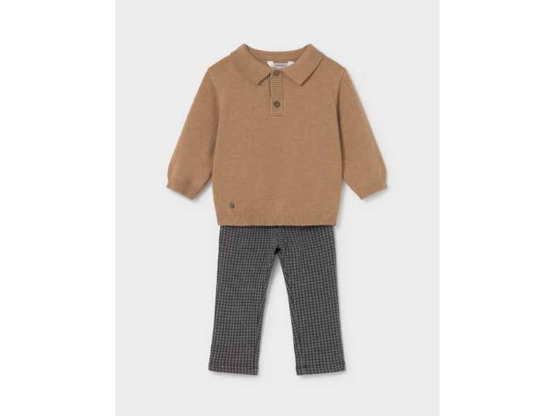 Mayoral long trousers with sweater set