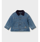 Mayoral Denim Jacket w Corduroy collar