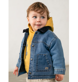Mayoral Denim Jacket w Corduroy collar