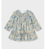 Mayoral Printed Velvet Dress - Anise