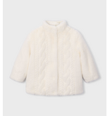 Mayoral Faux Fur Coat - Soy