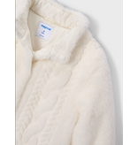 Mayoral Faux Fur Coat - Soy