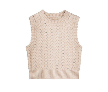 Knit Vest - Beige