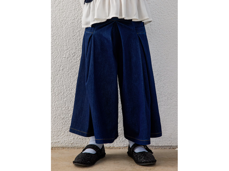 Mayoral Midi Skort - Dark Denim