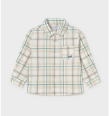 Mayoral Plaid L/s Buttondown - Acacia
