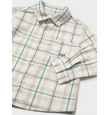 Mayoral Plaid L/s Buttondown - Acacia
