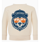Arlo.Hendrix LLC Chicago Skyline Bear Crewneck Sweatshirt