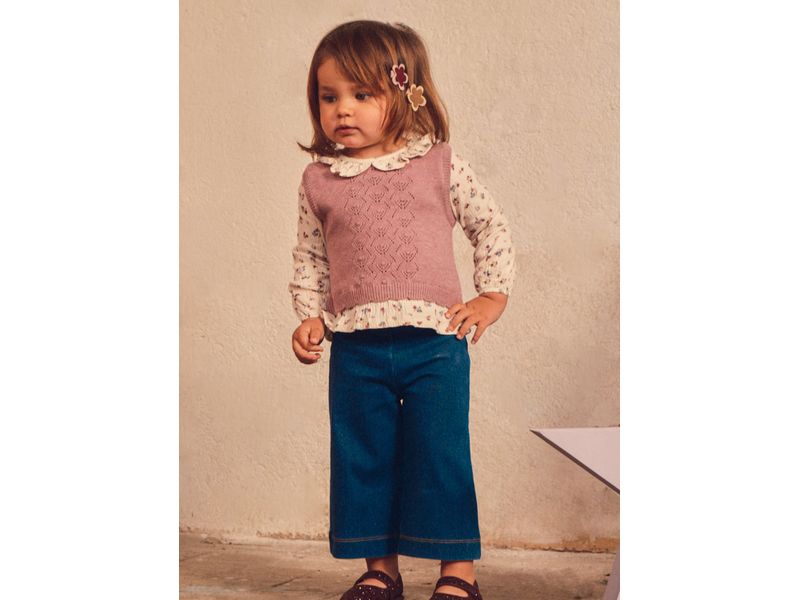 Mayoral 3pc Vest Set - Violet