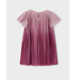 Mayoral Ombre Pleated Dress - Raspberry