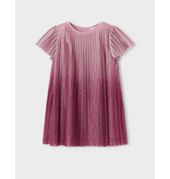 Mayoral Ombre Pleated Dress - Raspberry