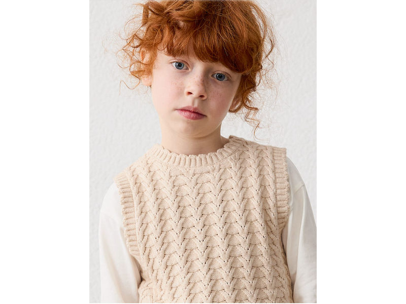 Mayoral Knit Vest - Beige