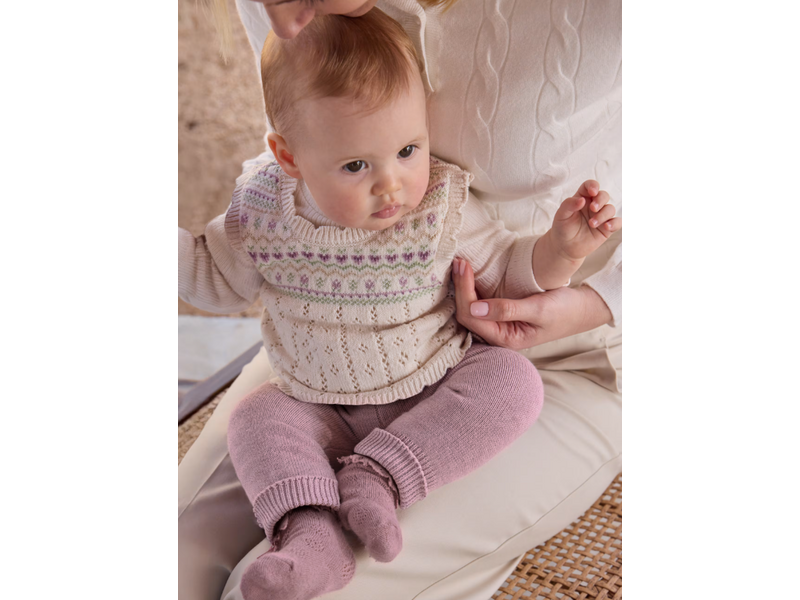 Mayoral Mauve Knit Leggings Set