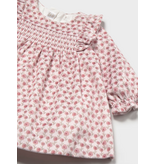 Mayoral Printed velvet dress
