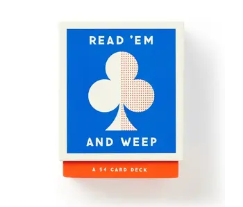 Read Em and Weep Playing Card Set