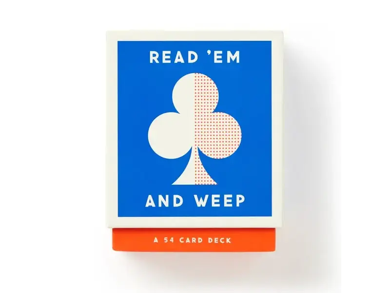 Chronicle Books Read Em and Weep Playing Card Set