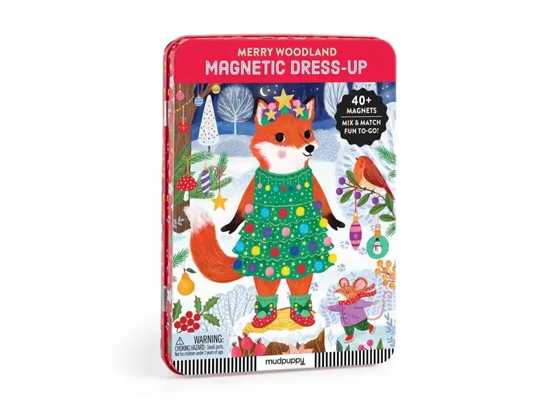 Chronicle Books Merry Woodland Magnetic Dress-up