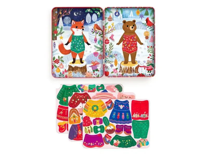 Chronicle Books Merry Woodland Magnetic Dress-up