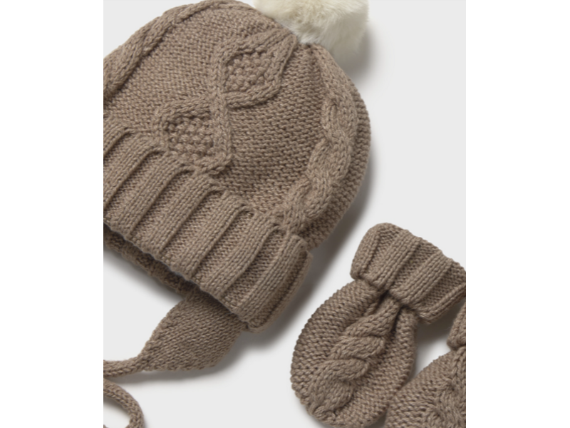 Mayoral Hat & Mittens Set