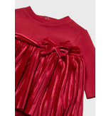 Mayoral Red longsleeve dress