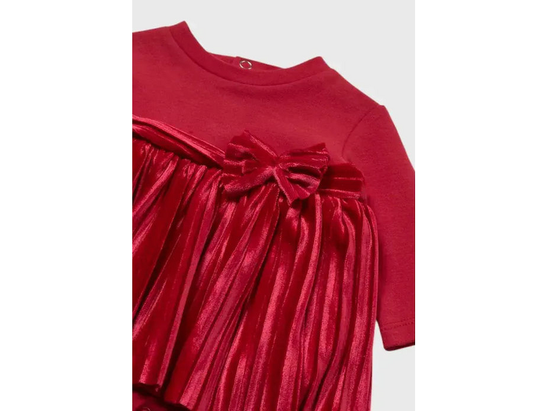 Mayoral Red longsleeve dress