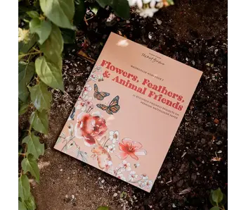 Watercolor Workbook 2: Flowers, Feathers, & Animal Friends