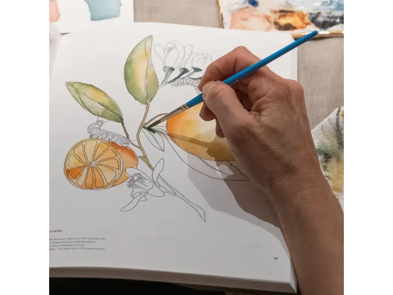 Paige Tate & Co Watercolor Workbook 2: Flowers, Feathers, & Animal Friends