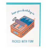 Smudge Ink Sardines Birthday Card