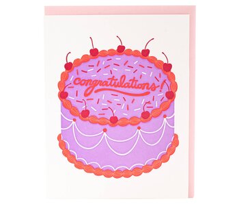 Big Cake Congratulations Card