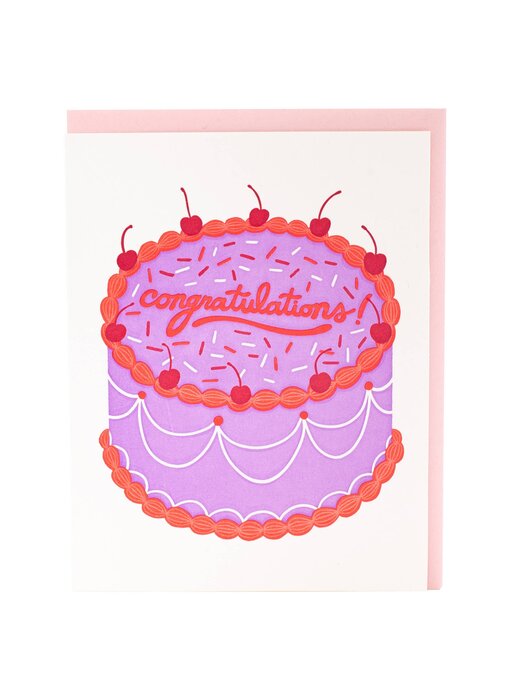 Big Cake Congratulations Card