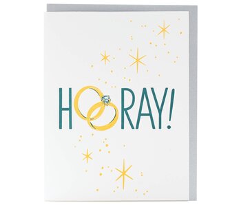 Hooray Engagement / Wedding Card