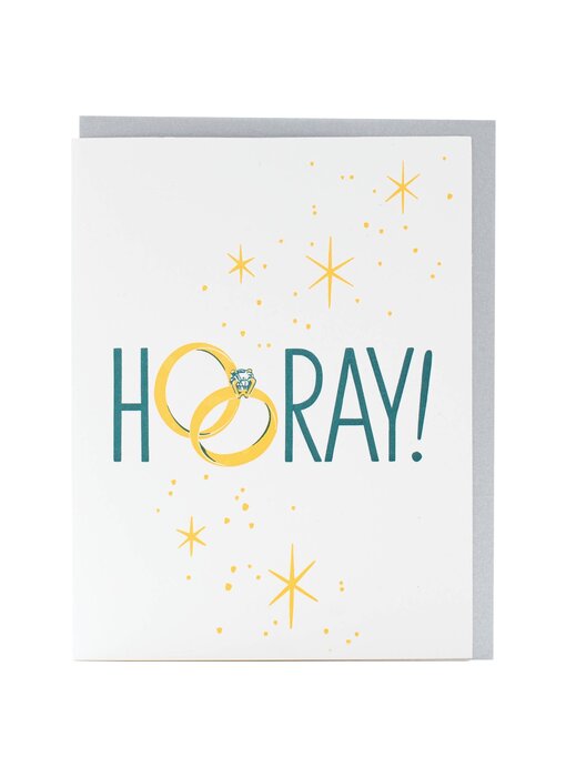 Hooray Engagement / Wedding Card