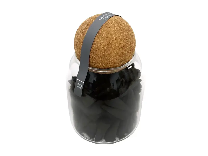 Andaluca 100 Pc Incense Cones in Jar: Palo Santo & Cedar Fragrance