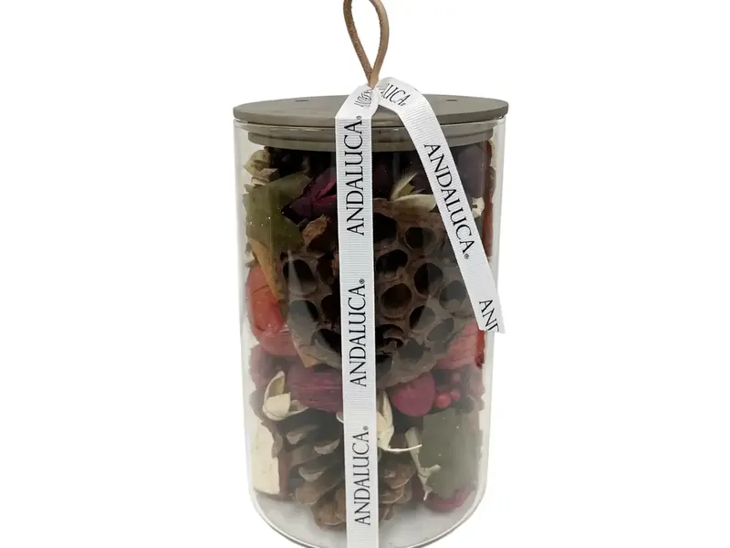 Andaluca Apple Cider Cinnamon Potpourri Jar