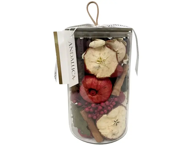 Andaluca Apple Cider Cinnamon Potpourri Jar