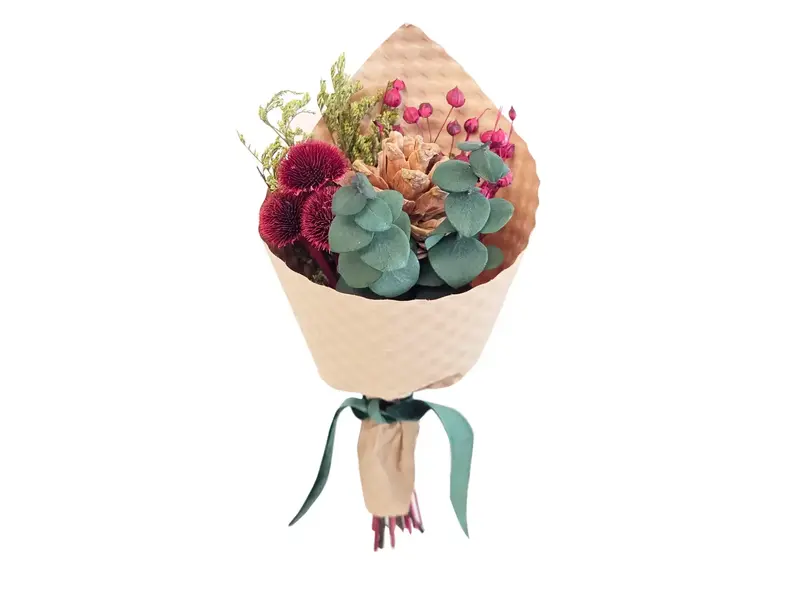 Andaluca Mini Wooded Eucalyptus Pinecone Bouquet Bundle #263