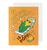 The Social Type Poppin' Retirement Card