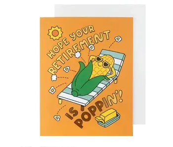 Poppin' Retirement Card