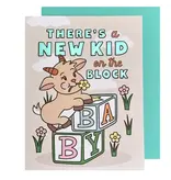 The Social Type New Kid On the Block Baby Card