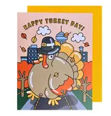 The Social Type Happy Turkey Day Thanksgiving Card