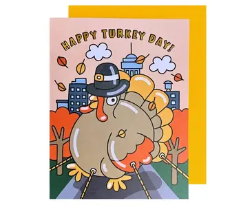 Happy Turkey Day Thanksgiving Card
