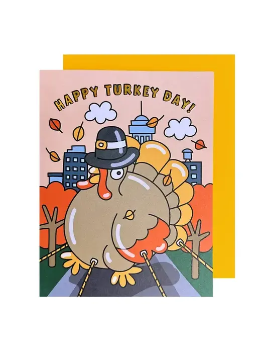 Happy Turkey Day Thanksgiving Card