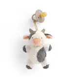 Itzy Ritzy Bitzy Pal Natural Rubber Pacifier & Plush Cow