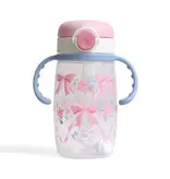 Itzy Ritzy Itzy Sips™ - Straw Cup with Snap-Close Lid - Ribbons & Bows