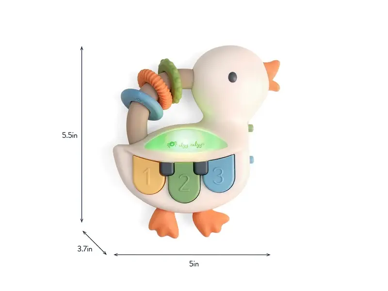 Itzy Ritzy Bitzy Tunes™ Goose - Light-Up Interactive Piano Toy