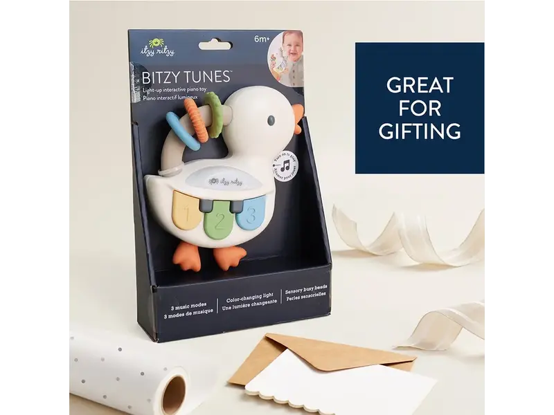 Itzy Ritzy Bitzy Tunes™ Goose - Light-Up Interactive Piano Toy
